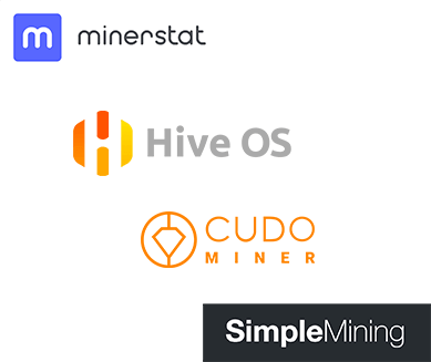 crypto mining logos