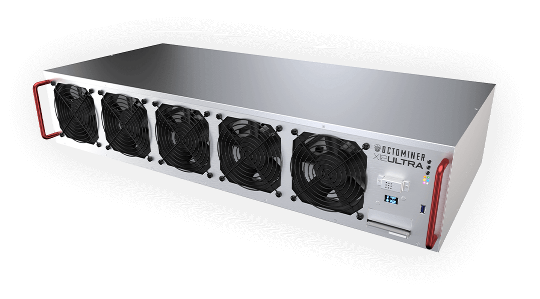 X12ULTRA White crypto miner
